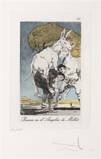 SALVADOR DALÍ Les Caprices de Goya.